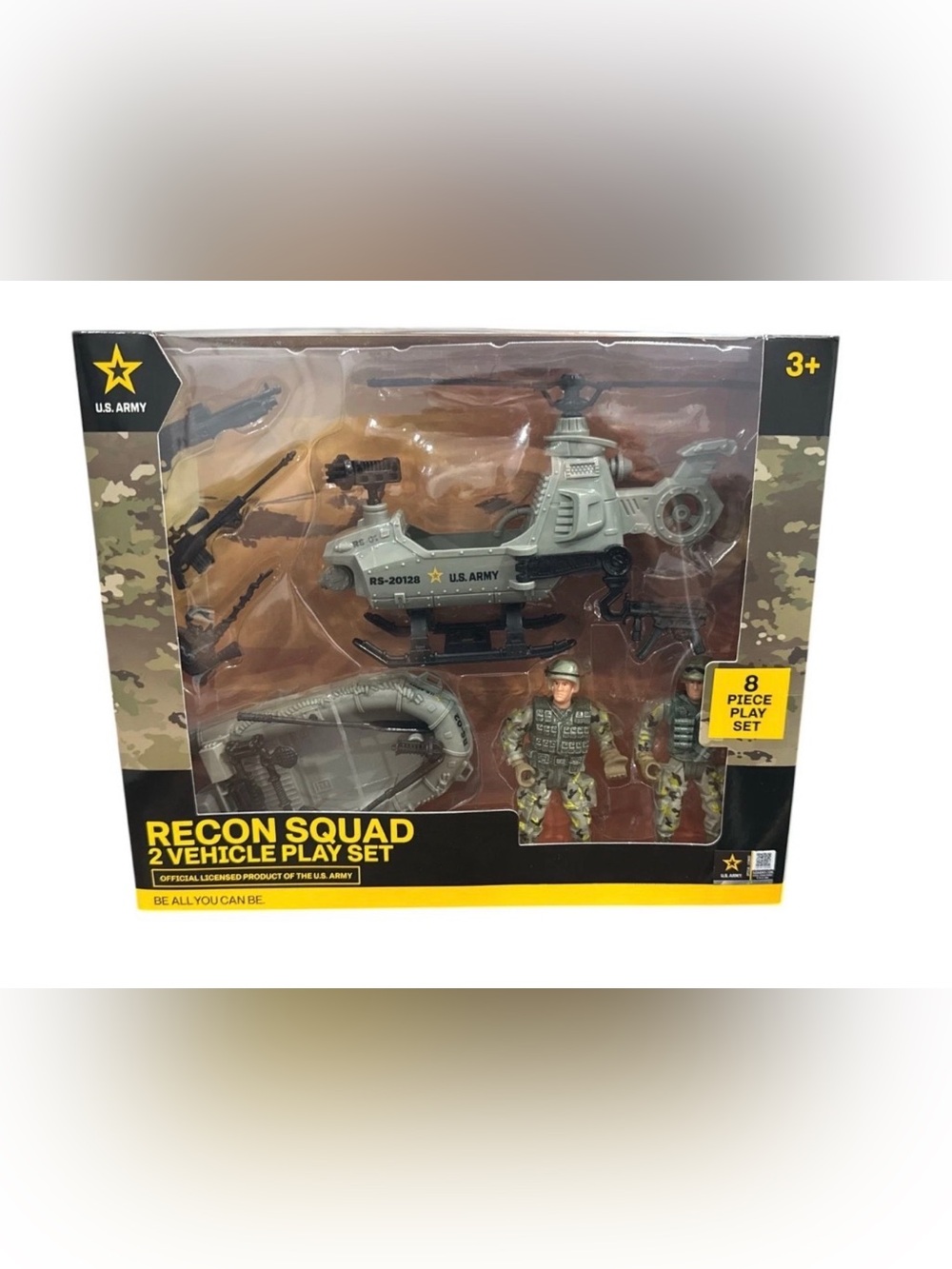 U.S. Army Green Recon Squad 2-Vehicle Play Set with Figures